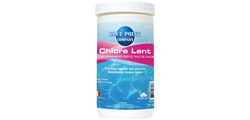 Chlore lent galets de 250 g - seau 1 Kg