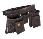 Porte-outils cuir double ceinture