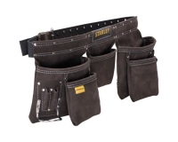 Porte-outils cuir double ceinture