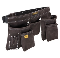 Porte-outils cuir double ceinture