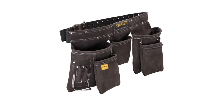 Porte-outils cuir double ceinture