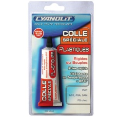 Colle - spéciale plastique rigides - puissante et rapide - 50 mL