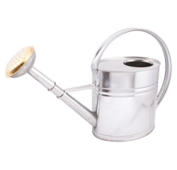 Arrosoir - ovale - 4L - acier galvanisé