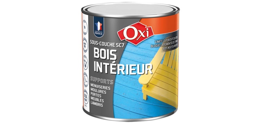 Peinture - sous-couche SC7 - bois intérieur - 0.5 L - blanc mat