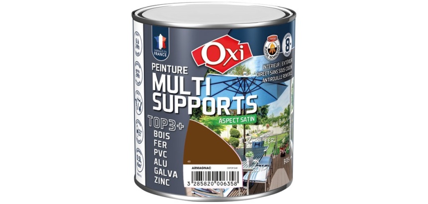 Peinture Satin Multi-supports 0.5 L Top 3+ - Armagnac