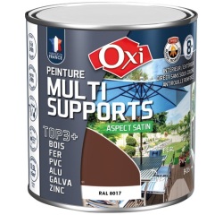 Peinture Satin Multi-supports 0.5 L Top 3+ - Brun