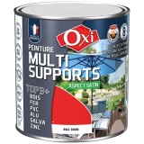 Peinture Satin Multi-supports 0.5 L Rouge Vif - Top 3+