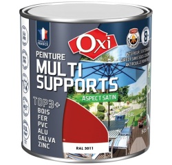 Peinture Satin Multi-supports 0.5 L Top 3+ - Bordeaux