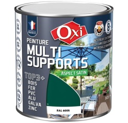 Peinture Satin Multi-supports 0.5 L Top 3+ - Vert Mousse