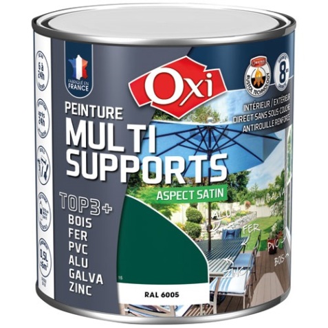 Peinture satin - TOP 3+ - multi-supports - intérieur et extérieur - 500 mL