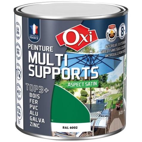 Peinture satin - TOP 3+ - multi-supports - intérieur et extérieur - 500 mL