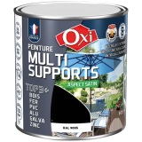 Peinture Satin Multi-supports 0.5 L Noir - Top 3+