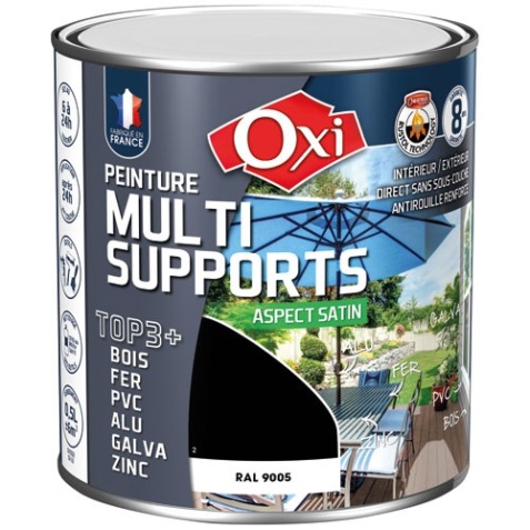 Peinture satin - TOP 3+ - multi-supports - intérieur et extérieur - 500 mL