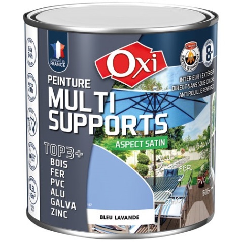 Peinture satin - TOP 3+ - multi-supports - intérieur et extérieur - 500 mL