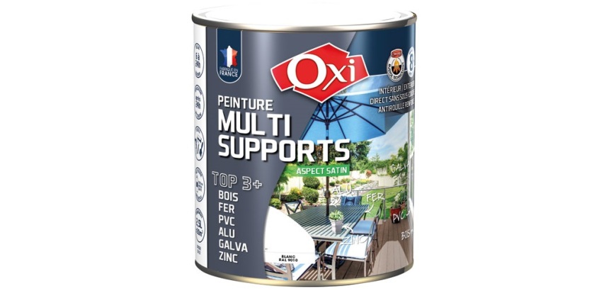Peinture Satin Multi-supports 2.5 L Top 3+ - Blanc