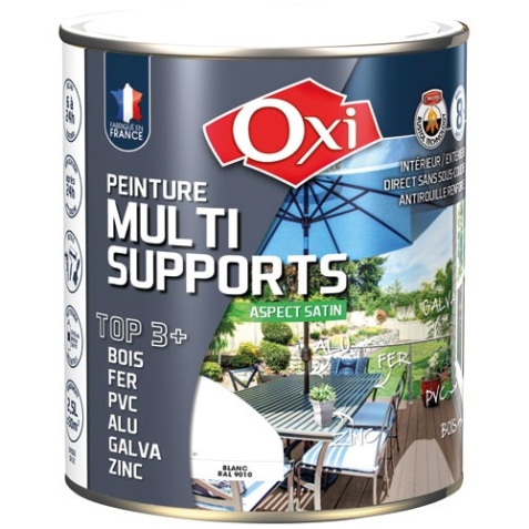 Peinture satin - TOP 3+ - multi-supports - intérieur et extérieur - 2.5 L -