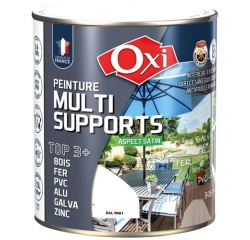 Peinture Satin Multi-supports 2.5 L Top 3+ - Blanc Crème