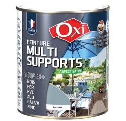 Peinture Satin Multi-supports 2.5 L Top 3+ - Gris Foncé