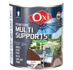Peinture Satin Multi-supports 2.5 L Top 3+ - Brun
