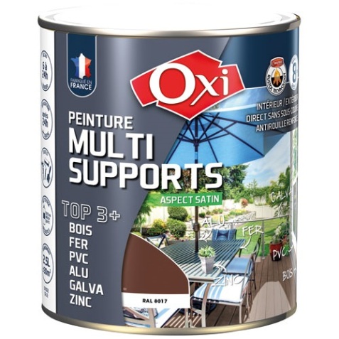 Peinture satin - TOP 3+ - multi-supports - intérieur et extérieur - 2.5 L -