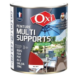 Peinture Satin Multi-supports 2.5 L Top 3+ - Bordeaux