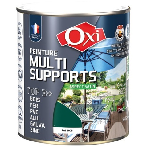 Peinture satin - TOP 3+ - multi-supports - intérieur et extérieur - 2.5 L -