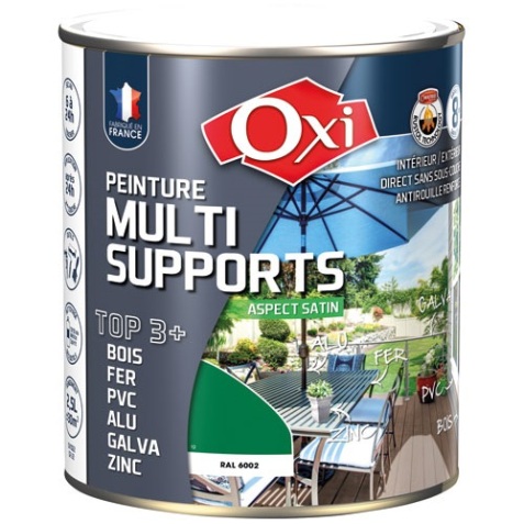 Peinture satin - TOP 3+ - multi-supports - intérieur et extérieur - 2.5 L -
