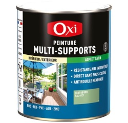 Peinture Satin Multi-supports 2.5 L Top 3+ - Vert de Gris