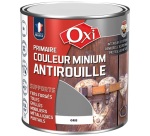 Peinture - Minium primaire antirouille - 500 mL - gris