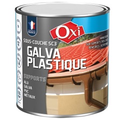 Peinture - sous-couche SC3 - galva plastique - 0.5 L - blanc mat