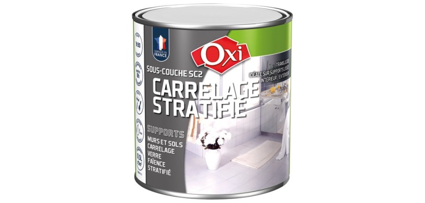 Peinture - sous-couche SC2 - carrelage stratifié - 0.5 L - translucide