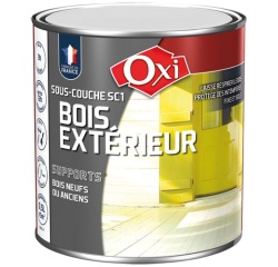 Peinture - sous-couche SC1 - bois extérieur - 0.5 L - blanc mat