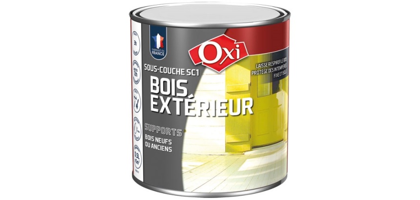 Peinture - sous-couche SC1 - bois extérieur - 0.5 L - blanc mat