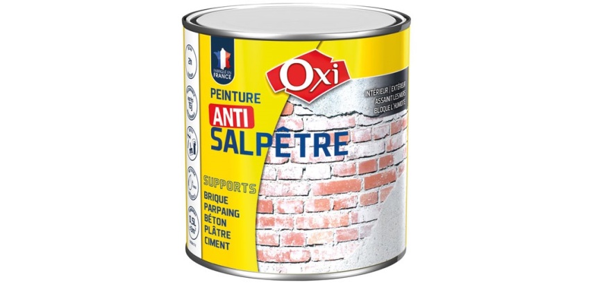 Traitement anti-salpêtre murs humides  0.5 L incolore