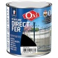 Peinture fer brillante - direct fer - intérieur - extérieur - 500 mL - noir