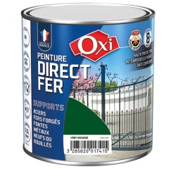 Peinture 0,5 L Brillante Direct Fer - Vert Mousse RAL 6005