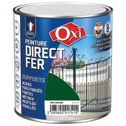 Peinture fer brillante - direct fer - intérieur - extérieur - 500 mL - vert