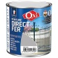 Peinture fer brillante - direct fer - intérieur - extérieur - 500 mL - gris