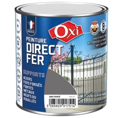 Peinture 0,5 L Brillante Direct Fer - Gris Foncé RAL 7000