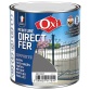 Peinture fer brillante - direct fer - intérieur - extérieur - 500 mL - gris