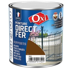 Peinture 0,5 L Brillante Direct Fer - Brun RAL 8007