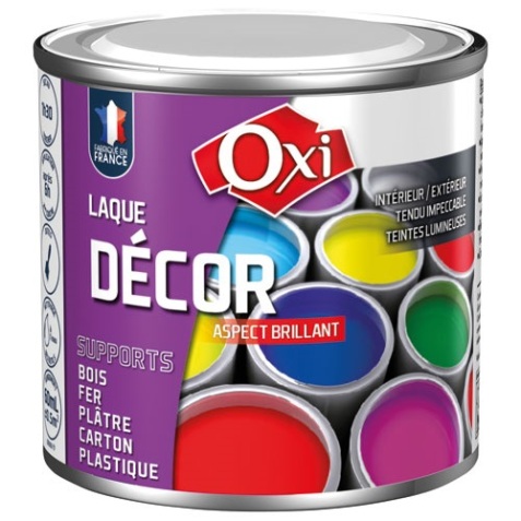 Laque décor aspect brillant - 60 mL - blanc