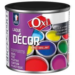 Laque décor aspect brillant - 60 mL - noir