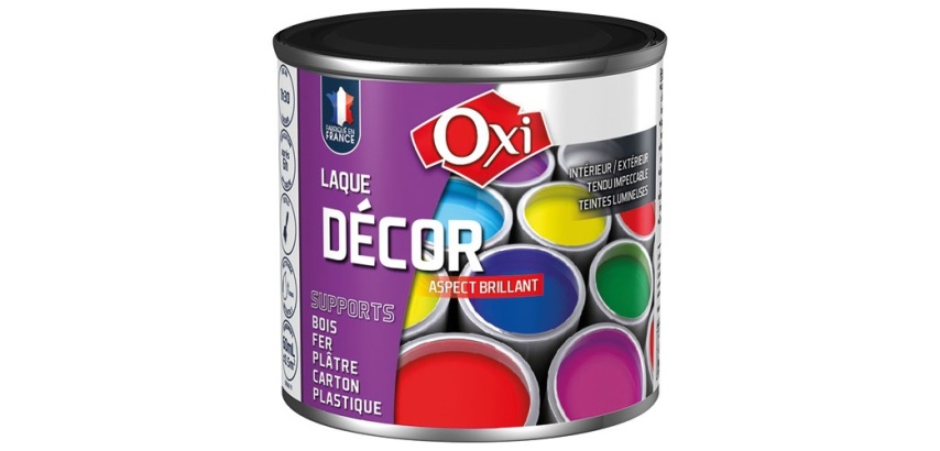 Laque décor 60 ml Aspect Brillant - Noir