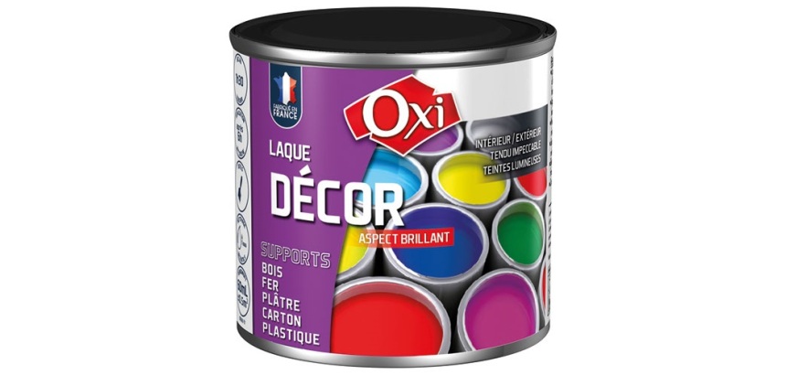 Laque décor 60 ml Aspect Brillant - Noir