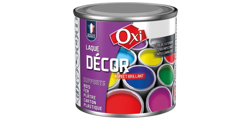 Laque décor 60 ml Aspect Brillant - Gris Clair