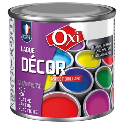 Laque décor aspect brillant - 60 mL - gris clair