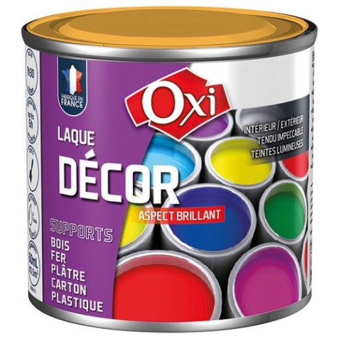 Laque décor aspect brillant - 60 mL - abricot
