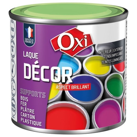 Laque décor aspect brillant - 60 mL - vert anis