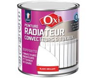 Peinture radiateur - convecteur et tuyaux - 0.5 L - blanc brillant